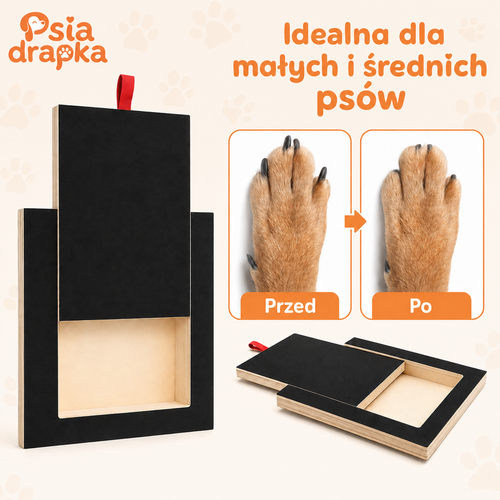 Psia Drapka™ – Deska do naturalnego ścierania pazurów psa
