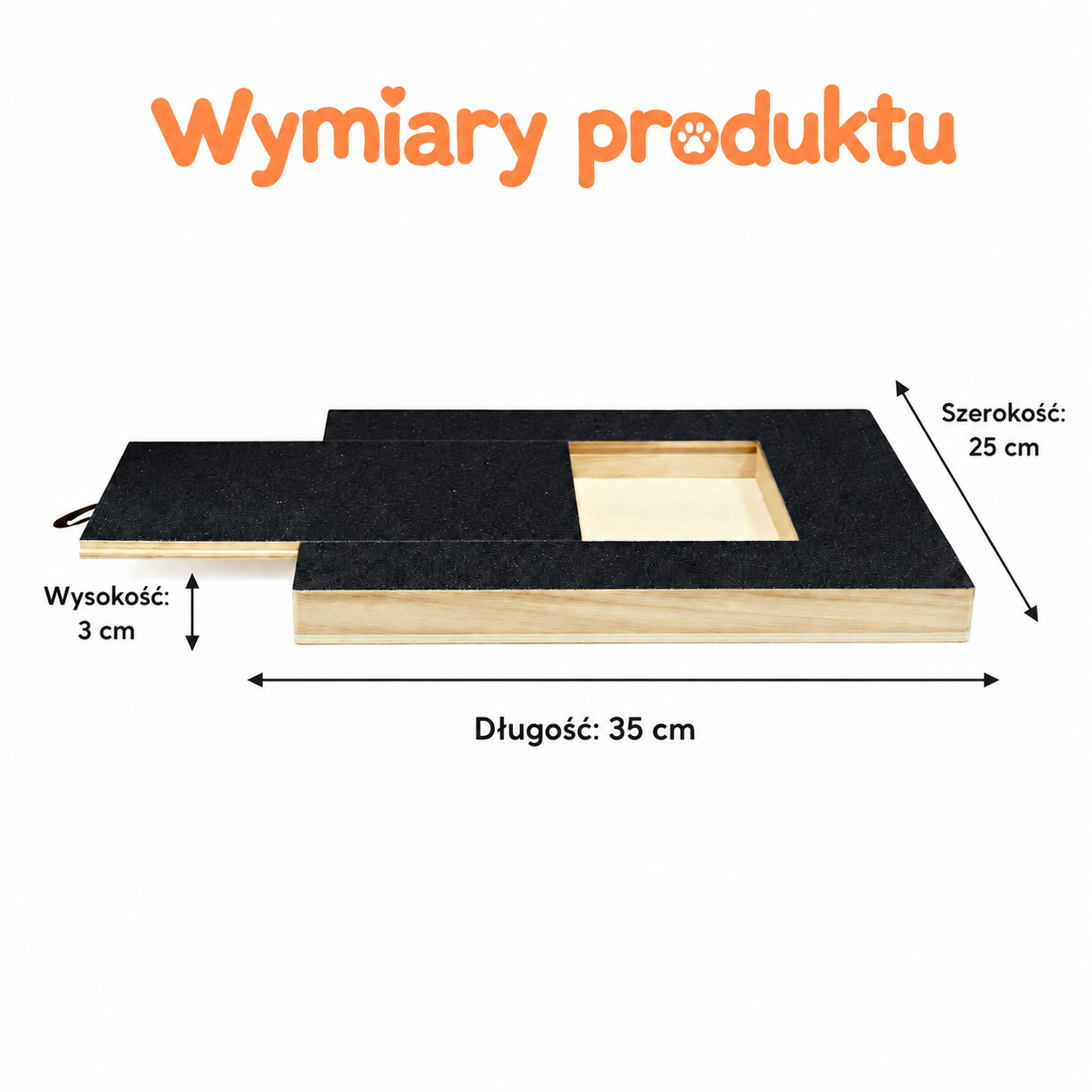 Psia Drapka™ – Deska do naturalnego ścierania pazurów psa